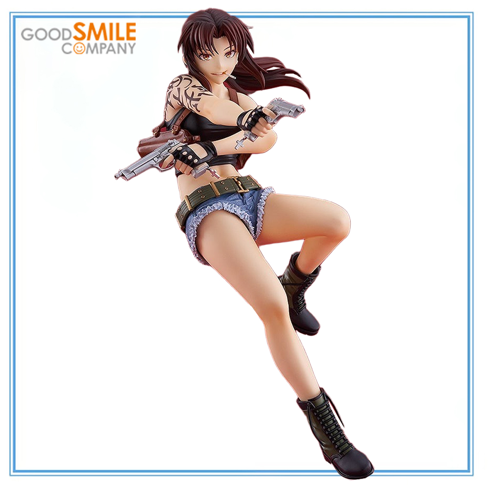 Good Smile Company Pop Up Parade - 100% オリジナルグッドスマイルカンパニーポップアップパレードブラックラグーンレヴィ L モデル装飾コレクションシリーズアニメフィギュア