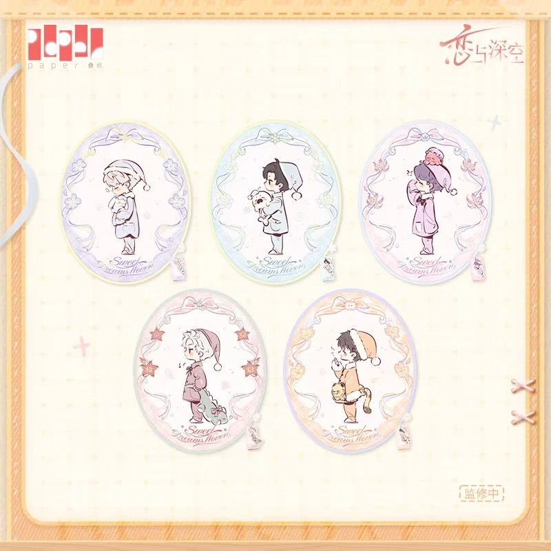 Original Anime Merchandise - アニメアクリルクリスタルブリック ラブ・アンド・ディープスペース ザビエ・シラス デスクトップディスプレイ装飾 アクリルブリックグッズ コレクタブル
