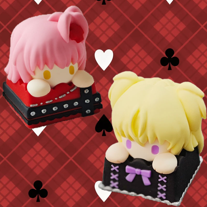 Keycap Artisan Anime - アニメしゅごキャラ雛森あむ星菜うーたう樹脂職人キーキャップアニメカスタムメカニカルキーボードシングルescキーキャップ装飾ギフト