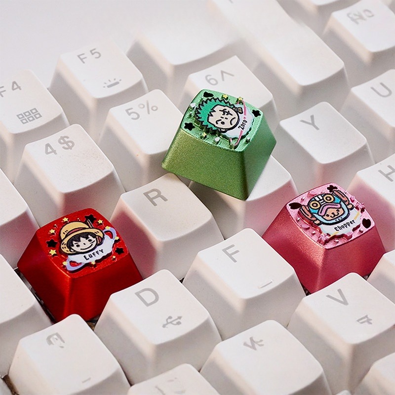 ワンピースキーキャップかわいいアニメ漫画印刷モンキー D.  - Keycap Artisan Anime のレビューと価格