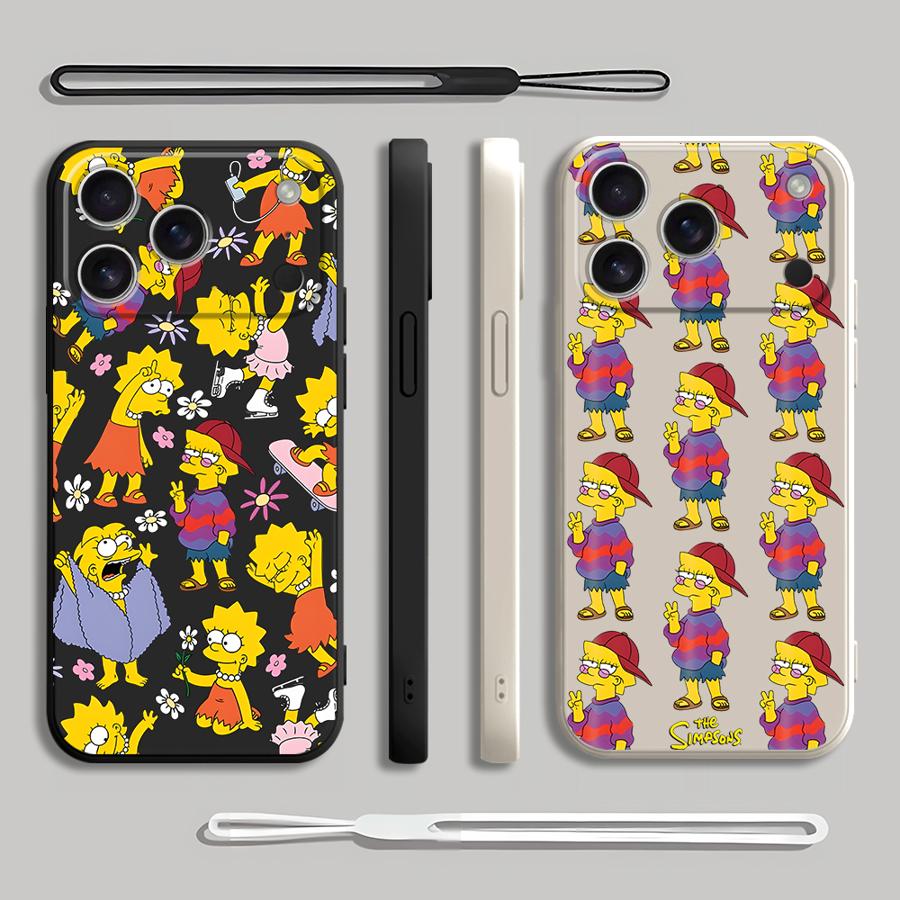 シンプソンズ リサ ケース Apple iPhone 17  - Lanyard Anime Logo のレビューと価格