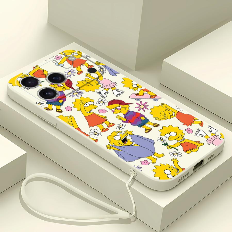 シンプソンズ リサ ケース Apple iPhone 17  - Lanyard Anime Logo のレビューと価格