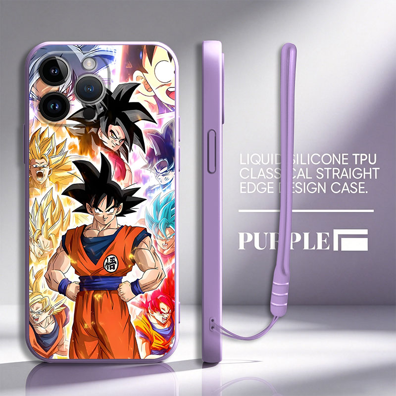 ドラゴンボールアニメ 超サイヤ人4 ソフトカバー携帯ケース  - Lanyard Anime Logo のレビューと価格