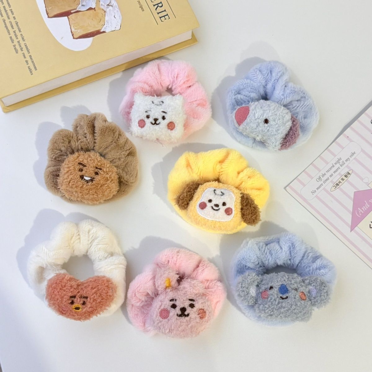 BT21漫画のかわいいぬいぐるみヘアゴム カワイイヘアバンド - Original Anime Merchandise のレビューと価格