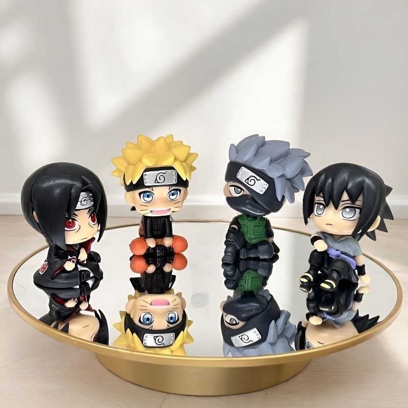 ナルト漫画かわいいフィギュアモデルカワイイ2Dちび人形車飾り - Original Anime Merchandise のレビューと価格