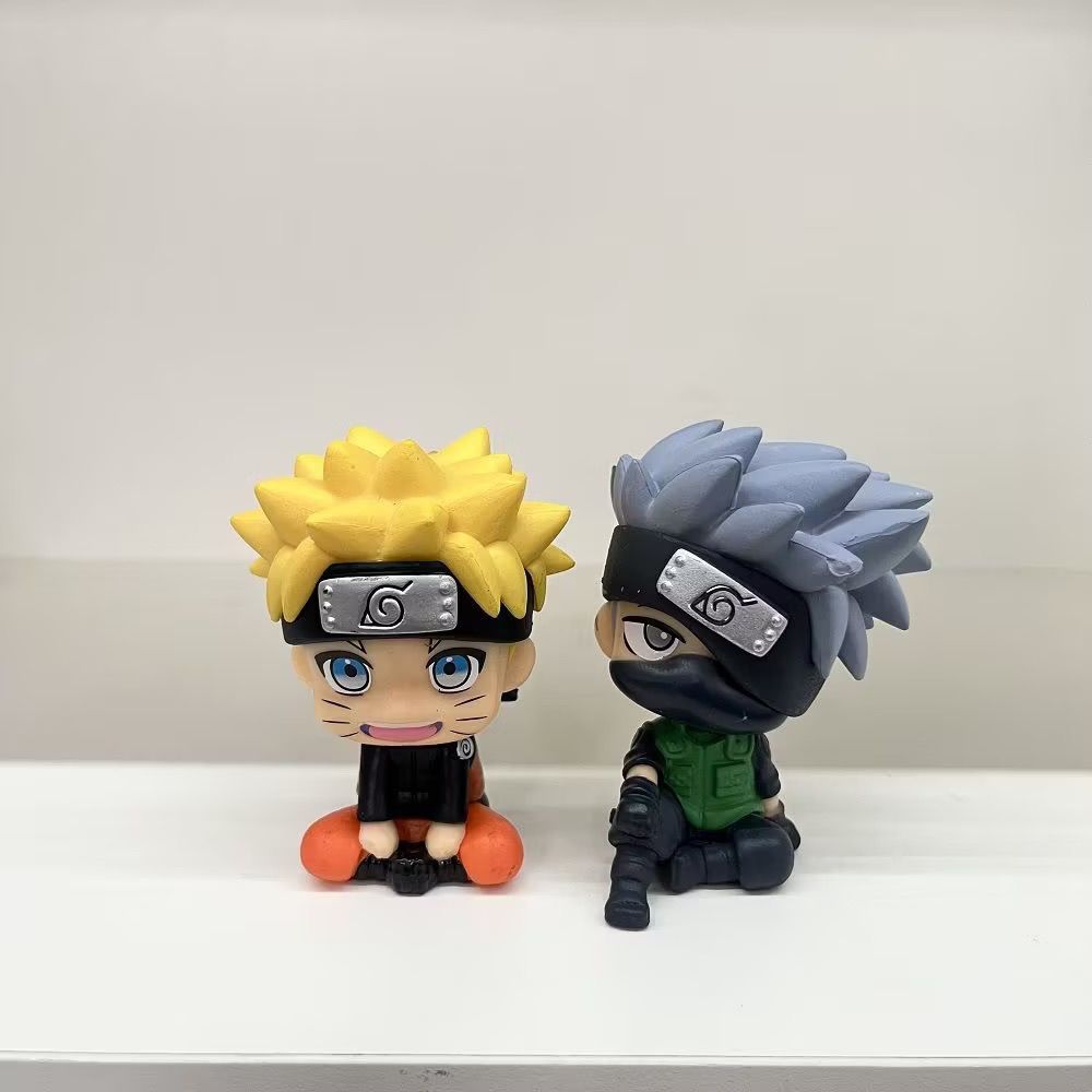 ナルト漫画かわいいフィギュアモデルカワイイ2Dちび人形車飾り - Original Anime Merchandise のレビューと価格