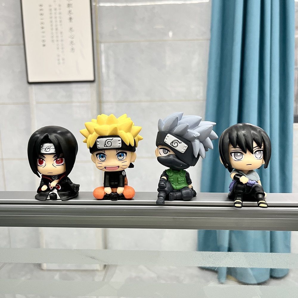 ナルト漫画かわいいフィギュアモデルカワイイ2Dちび人形車飾り - Original Anime Merchandise のレビューと価格