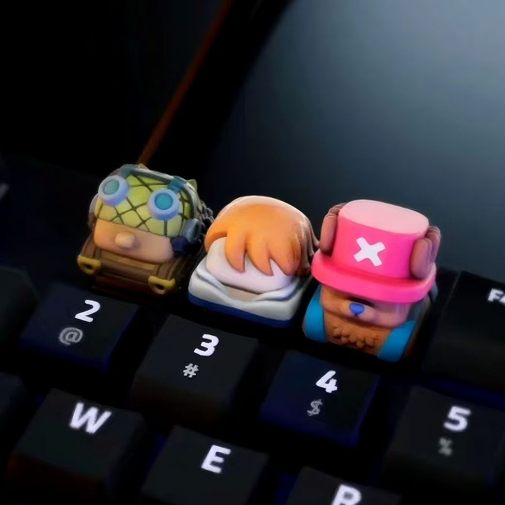 ワンピース チョッパー ナミ アニメ 漫画 かわいい 3D  - Keycap Artisan Anime のレビューと価格