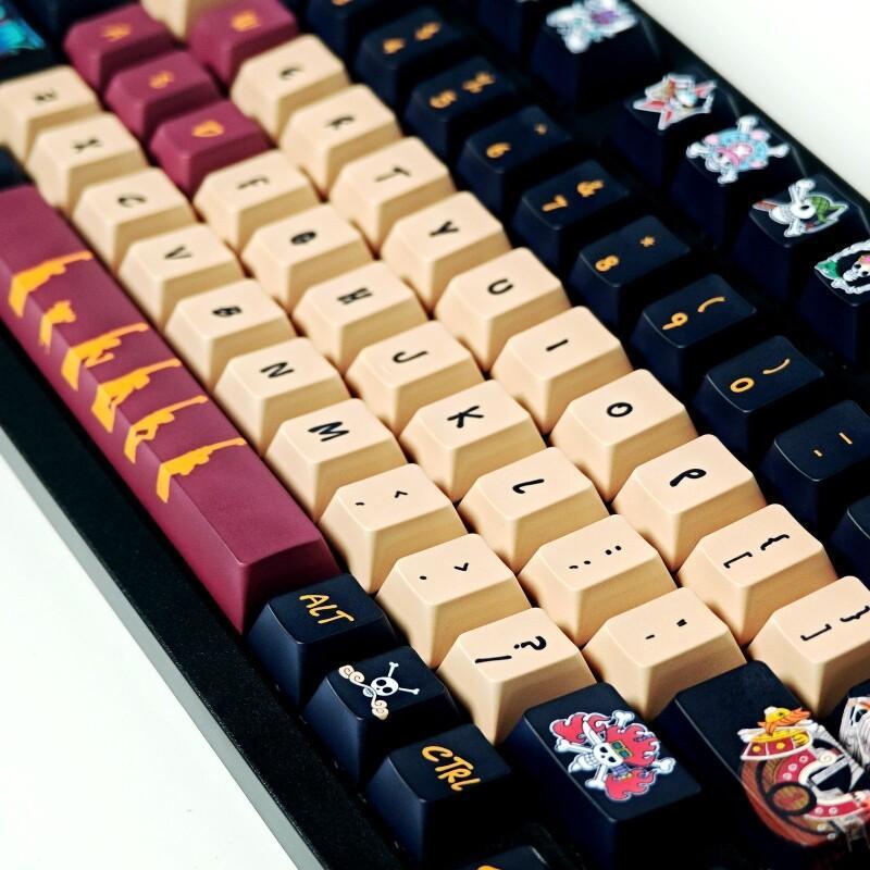 バンダイワンピースモンキー D. ルフィキーキャップセット  - Keycap Artisan Anime のレビューと価格