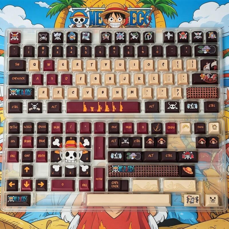 バンダイワンピースモンキー D. ルフィキーキャップセット  - Keycap Artisan Anime のレビューと価格