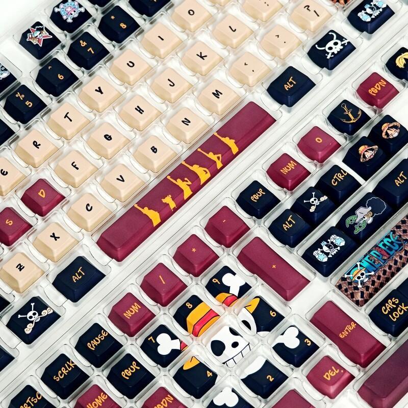 バンダイワンピースモンキー D. ルフィキーキャップセット  - Keycap Artisan Anime のレビューと価格