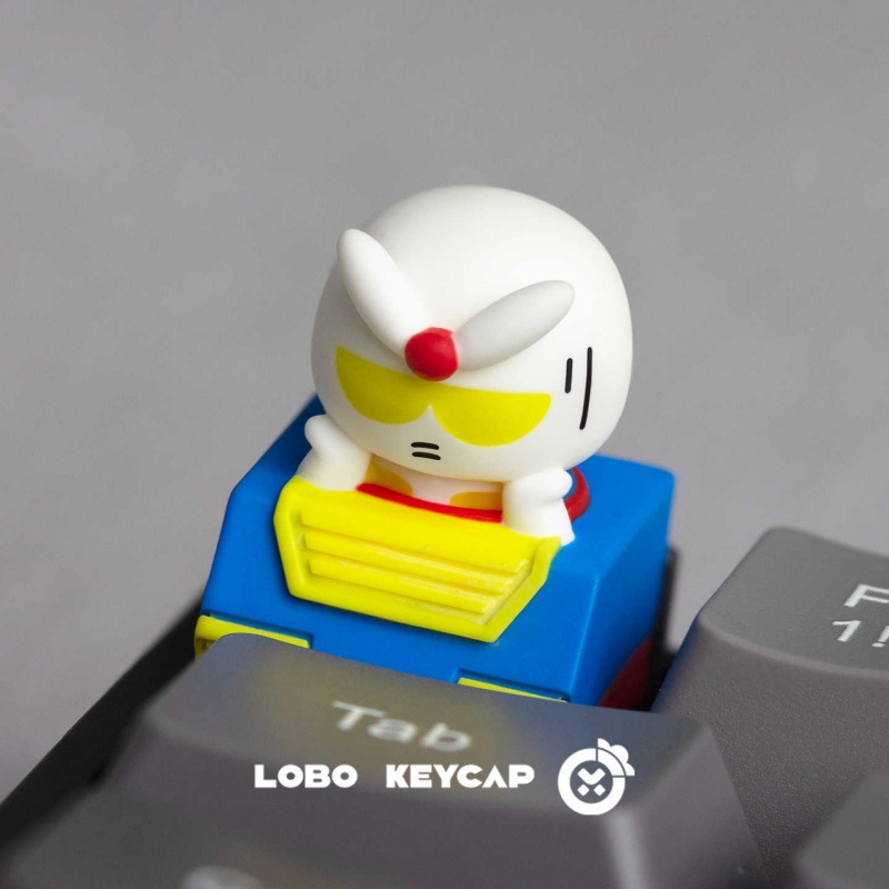 LOBOちびガンダムザクアーティザンカスタム樹脂半透明キーキ - Keycap Artisan Anime のレビューと価格