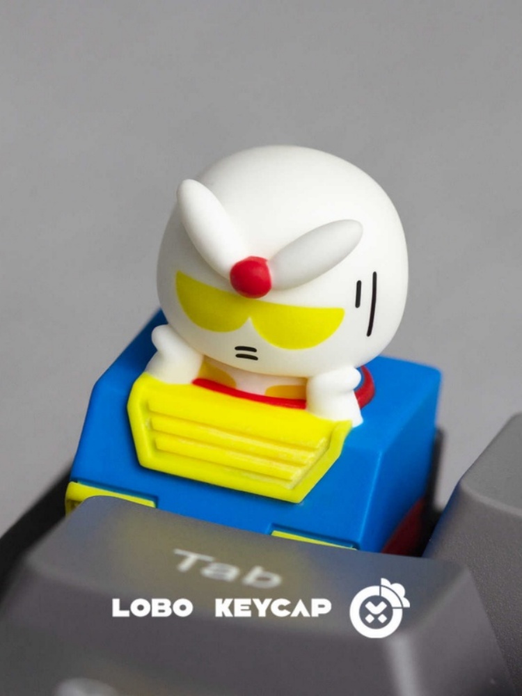 LOBOちびガンダムザクアーティザンカスタム樹脂半透明キーキ - Keycap Artisan Anime のレビューと価格